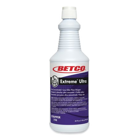 BETCO Extreme Floor Stripper, Pleasant Scent, 32 oz Bottle, 12PK 1941200